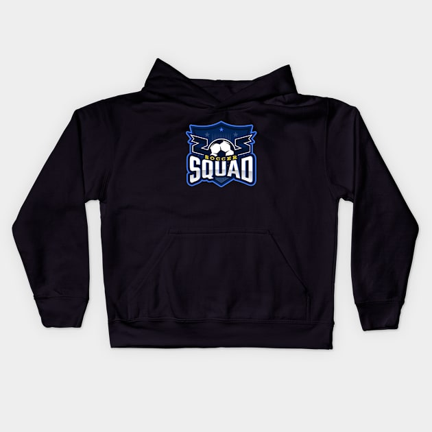 Soccer Squad Kids Hoodie by poc98